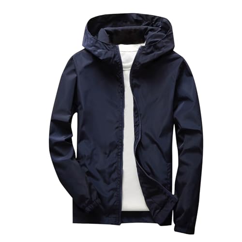 Youth Boys Girls Rain Jacket 𝐔niform Windbreaker Coats 𝐖aterproof Slim Fit Raincoat Breathable Outerwear with Pocket