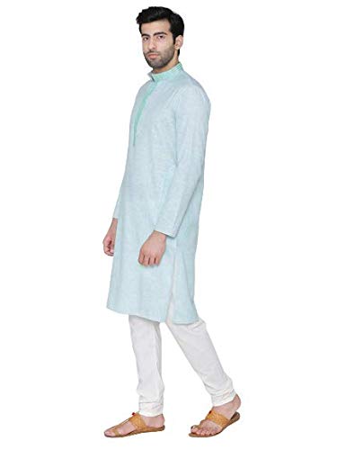 Image of Manthan Cotton Solid Kurta for Men