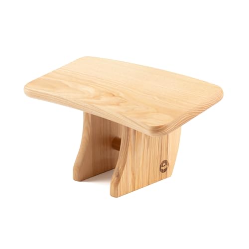 Bodhi Meditationsbank mit Mittelsteg | Yoga Hocker aus Holz |...