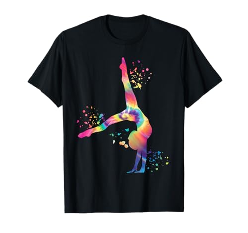 Ginnasta con pavimento Ragazze Bambini Ginnastica Ritmica Maglietta