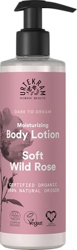 Urtekram Dare to Dream, loción corporal suave de rosas silvestres, orgánica 245 ml