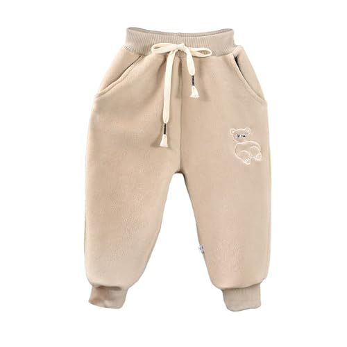 Jungen Mädchen Fleece-gefütterte Jogginghose Baby Fleece Jogginghose...