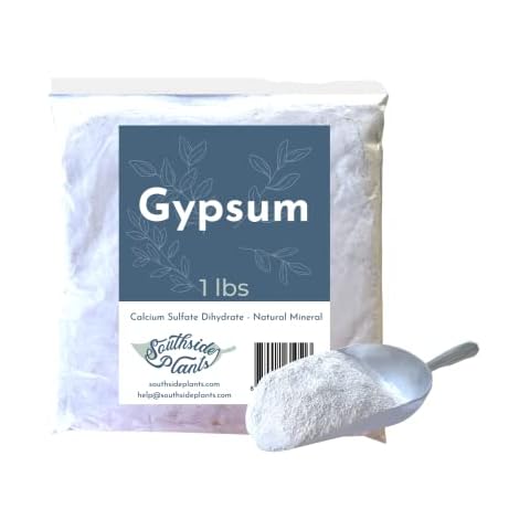 Southside Plants 1 lb Gypsum - Natural Mineral Calcium Sulfate Dihydrate Powder Cover