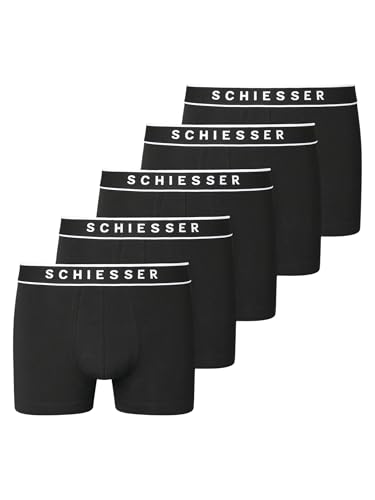 Schiesser Herren 5 Pack Bio Baumwolle Multipack-95/5 Organic Boxershorts