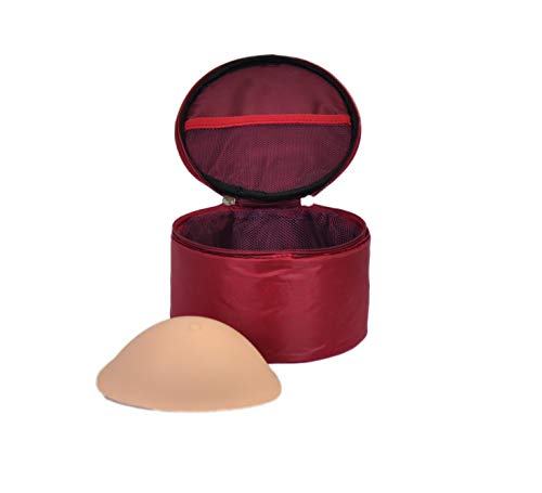 Nearly Me - #985 Super Soft Ultra Lite Wt Full Triangle Silicone Mastectomy Breast Form, Sold AS Each not Sold in Pairs.4