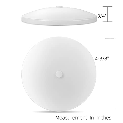 Rv Boat Led Ceiling Puck Light, Surface Mount Dc 12V Dome Light With Independent Press Dimmer Switch, 4W Panel Downlight For Motorhome Camper Van Travel Trailer Cabin Under Cabinet (4 Pack Warm White) #TOP5