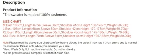 Men Mock-Neck Sweater Winter Cashmere Knitwear Smart Tops Pullovers4