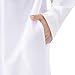 Amaping Boy's Muslim Arab Islamic Kaftan Robe Long Sleeve Thobe Islamic Arabic Abaya Ethnic Dress with (White, 5-6 Years)