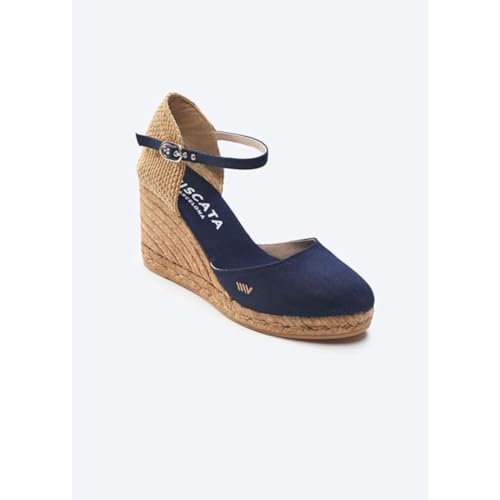 VISCATA Satuna Women's Sandals Espadrille Canvas Buckle Wedges4