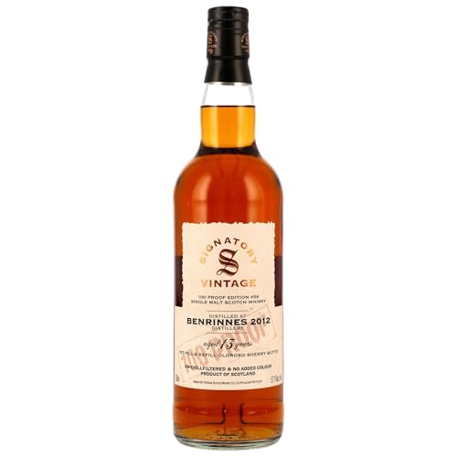 Benrinnes 2012 Signatory Vintage 100 Proof Edition Single Malt Whisky (1x0,7l)