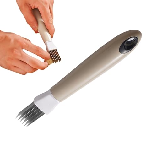 Qfdiwr Cortador de cebolla verde, herramienta de corte de cebolla, multiusos, cortador de ajo, cortador de trituradora de ajo, multifuncional para el hogar, herramienta para cebolla, puerro, calabacín