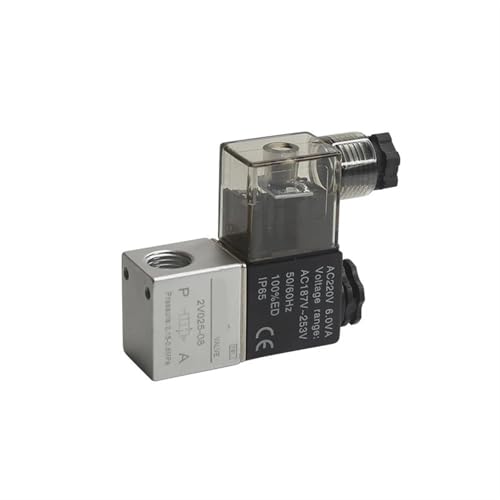 Válvula solenoide neumática para regular sistemas de aire comprimido 2V025-9F AC110V 6