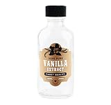 Vanilla Extract Labels with 2 oz Bottles - 100% Pure - Finest Quality - Handmade by Conquest of Happ