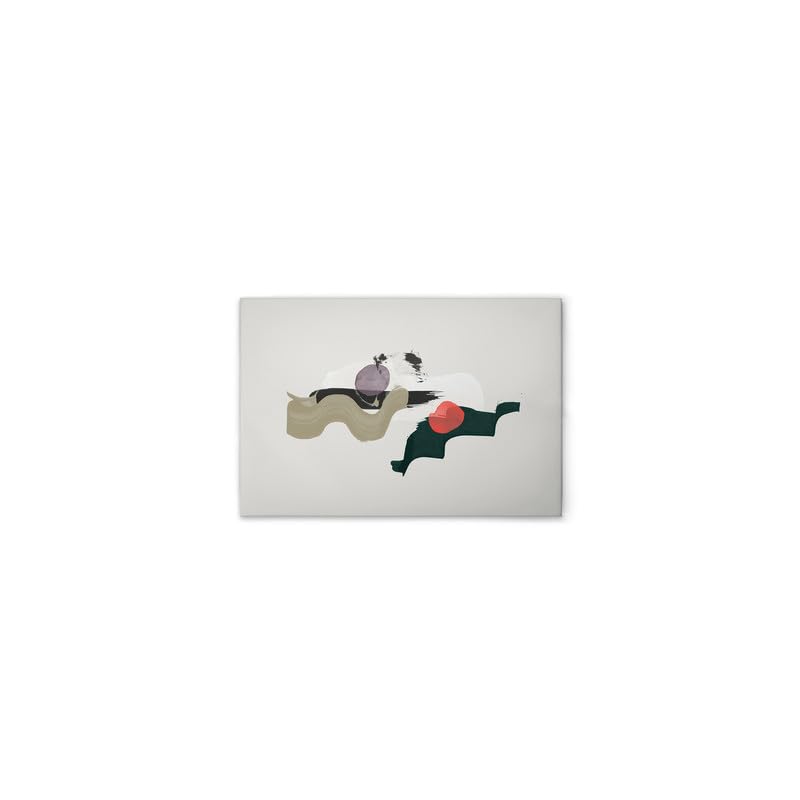 Impression sur toile Art abstrait Multicolore Crème tableau déco 60x40