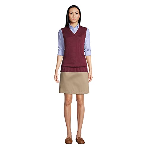 Lands' End School Uniform Women's Cotton Modal Sweater Vest4