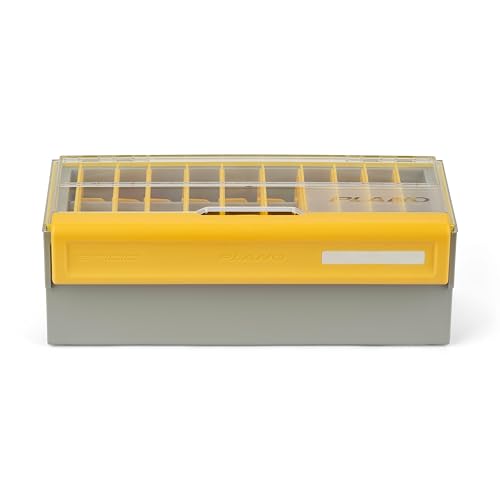 Image of Plano EDGE Short Hang Box, Stores 40 Crankbaits, with Rust-Preventive Rustrictor, Dri-Loc Watertight Seal, WaterWick, DuraView Transparent Lid, Stackable Storage for Fishing Organization