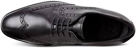 ECCO Men's Melbourne Wingtip Tie Shoe, Black, 45 M EU (11-11.5 US) | Image 5