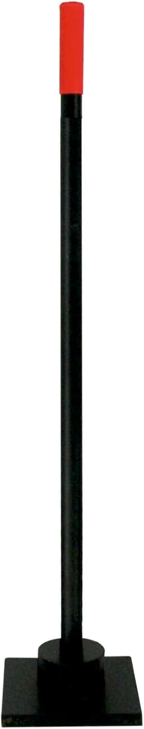 Erdstampfer 200x200 mm mit Schwingungsdämpfer 107 cm hoch | 9,5 kg Handstampfer aus lackiertem Stahl | Betonstampfer & Bodenstampfer für Erde, Sand & Schotter | Handverdichter Made in Germany