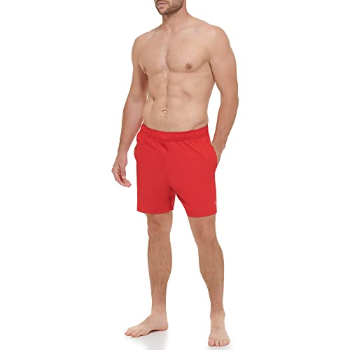 Calvin Klein Men's Standard Uv Protected Quick Dry Solid Swim Trunk2