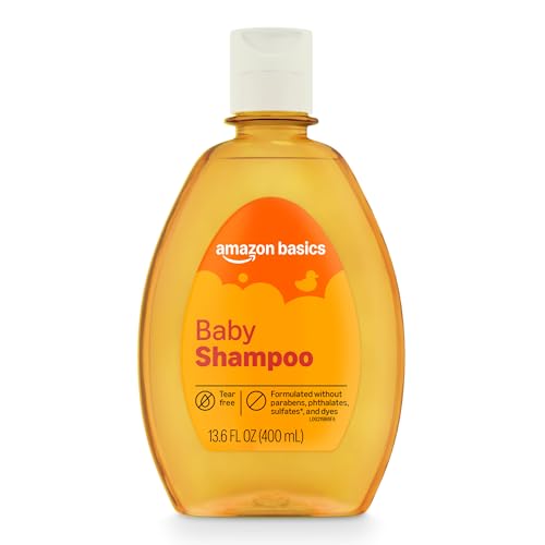 Amazon Basics Tear-Free Baby Shampoo, 13.6 Fluid Ounce, Packaging May Vary