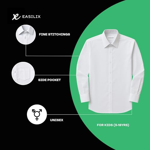 Image of White Shirt Full Sleeve | Girls | School Uniform