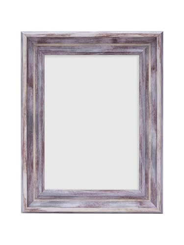 Image of GOLDEN PEACOCK 5x7 Inch Photo Frame - Antique Dusty Grey Finish | Elegant Wall Hanging & Tabletop Picture Frame for Home Decor, Office & Gifting