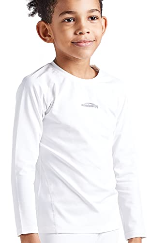 COOLOMG Youth Boys & Girls Thermal Compression Shirt Long Sleeve Fleece Baselayer Football Baseball Soccer Undershirt
