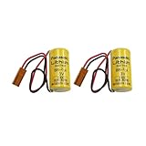 2-pk BR-2/3A 3V PLC Battery Replacement for Panasonic FANUC A98L-0031-0006