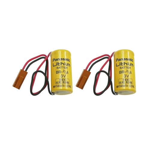 2-pk BR-2/3A 3V PLC Battery Replacement for Panasonic FANUC A98L-0031-0006