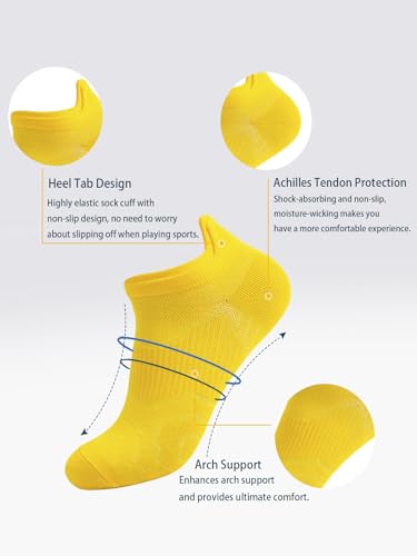 Mens Ankle Socks Athletic Running Socks 5 Pairs Thin Short Socks Shallow Breathable Socks Quick Dry Boat Socks3