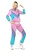 Produktbild Original Replicas 80er Jahre Premium Falscher Trainingsanzug Retro Trainingsjacke mit Damenhose L - XS bis 3XL
