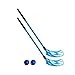 2pcs/ Hockey Stick Children's Toy Outdoor Kindergarten Interactive Starter, Blue