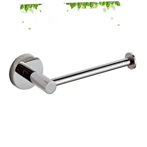 Hemobllo Portarrollos Baño Acero Inoxidable Soporte Papel Higiénico con Base Sólida Montaje Fácil Diseño Moderno Espejo para Cocina y Baño Inoxidable Resistente