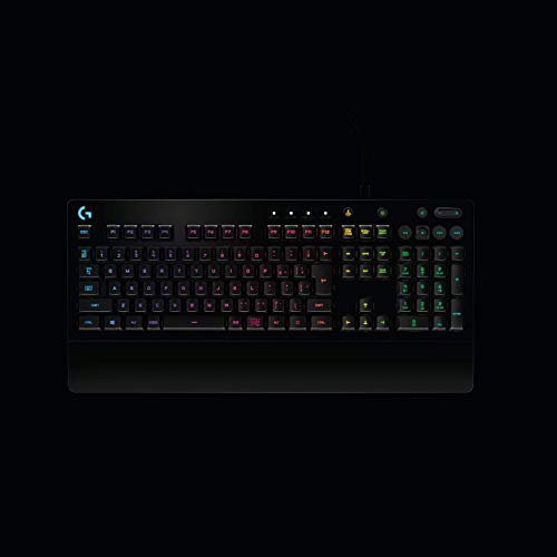 Logitech G G213 Prodigy Gaming Keyboard, LIGHTSYNC RGB, Touches Mech-Dome, Résistant aux Mors, Boutons multimédia, AZERTY Layout Belge - Noir – Image 4