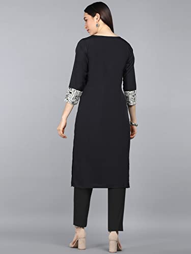 Image of Vaamsi Women's Polyester Regular Kurta