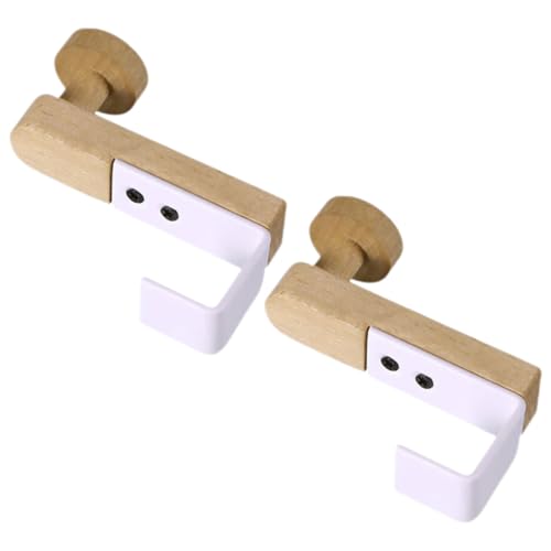 ARTSEWPLY 2個 日式 鉄製ドア掛けフック 耐錆加工オーガナイザーラック 玄関 浴室 キッチン対応 ドア厚 以下対応 コート 帽子 小物収納用