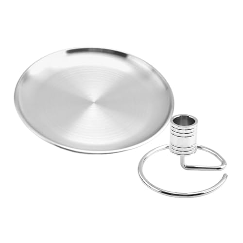 ULTECHNOVO 1Juego Soporte de Moxa Inoxidable con Colectora de Hogar y SPA Estable y Resistente Calor Centros de Salud y Yoga