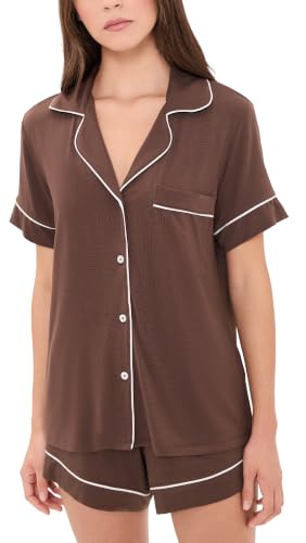 Image of Eberjey Gisele Rib Relaxed Short PJ Set