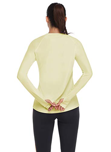 HISKYWIN Women's UPF 50+ Sun Protection Long Sleeve Shirts Outdoor Hiking Fishing Tops