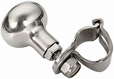 Miniatura 2 de ISURE MARINE Perilla de volante de barco de acero inoxidable 316, diámetro del pomo de maniobra del volante. de 58 '' a 1 ''