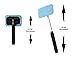 Luminous Group Windshield Cleaner Window Windshield Cleaning Tool with Extendable Handle and 2 Washable Reusable Microfiber Cloth Auto Interior Exterior Glass Wiper Car Glass Cleaner Kit (Extendable)