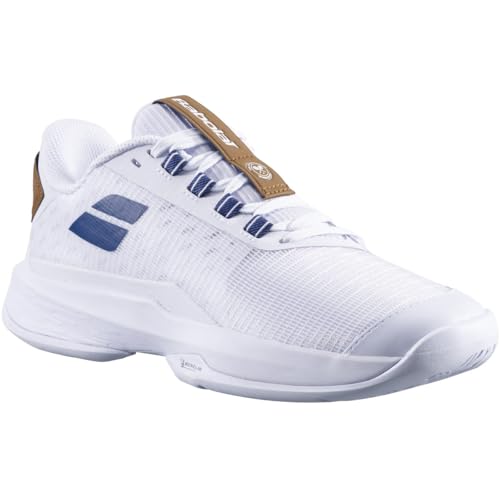 Babolat Women's Jet Tere 2 All Court Wimbledon Limited Edition Tennis Shoes (White/Blue Navy)2