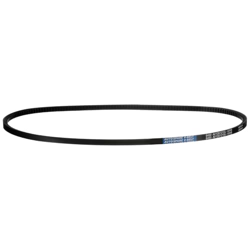 Image of AX48 Belt, Raw Edge Cogged Industrial Rubber EPDM V-Belt, Pack of 1 | 1 /2 inch(13mm) Width x 48 inch(1215mm) Inside Circumference x 5 /16 inch(8mm) Height