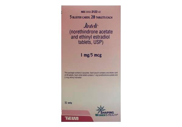 Jinteli 1/5 28-day, 1 MG - 5 MCG Tablet
