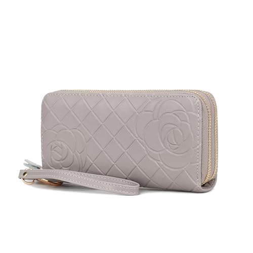 Image of MKF Collection Wristlet Wallet for Women, Small Credit Card Holder with Zipper Coin Pocket Wallet Purse Handbag By Mia K