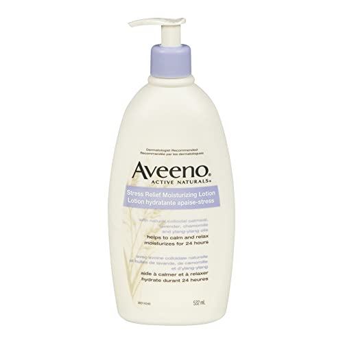 Aveeno Body Moisture Stress Relief Moisturizing Lotion, 18 Ounce by Aveeno Cover