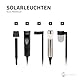 INSPINOVIA Solarleuchten 4er Set | Solarlampen für den Außenbereich | Ideal für Garten, Balkon und Terrasse (Modell 1)