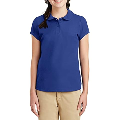 JustBlanks Girls Short Sleeve Polo Cover
