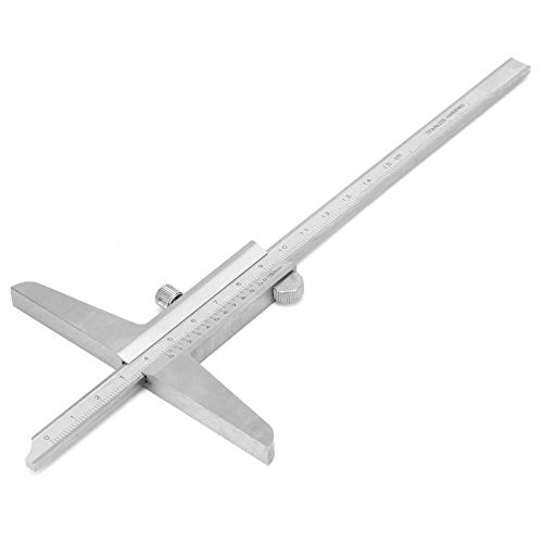 Stainless Steel Vernier Caliper High Precisions Manual Caliper Measuring Tool for Inside Outside Depth and Step Measurements(0-150mm)