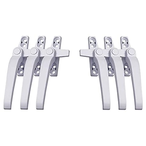 B Blesiya 6Pcs Window Handle Locking Latch Catch Lock Replacement Cover
